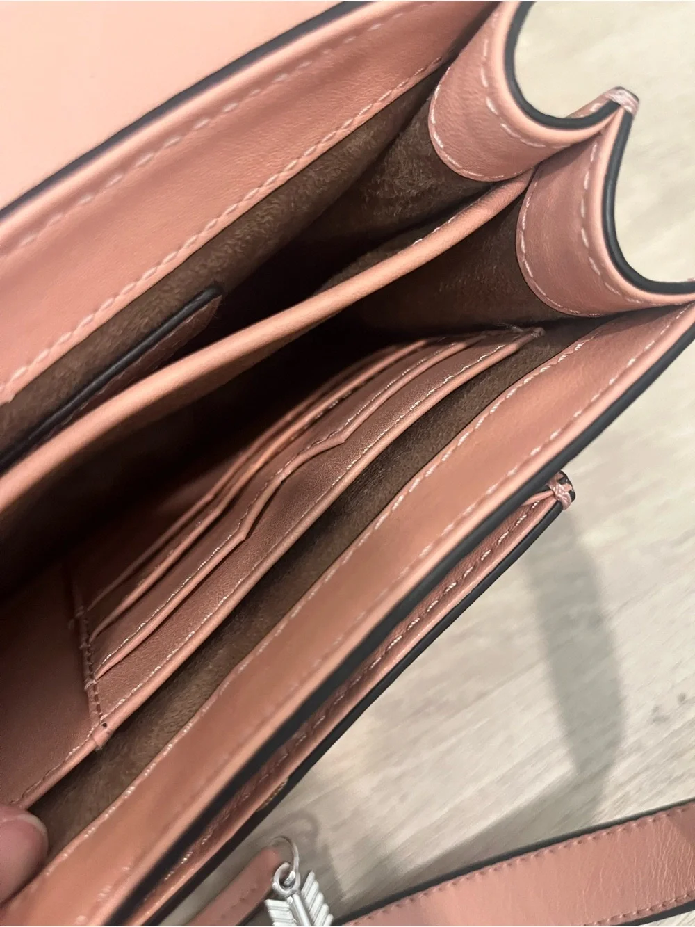 Mackage Rose Pebble Leather Arrow Satchel Crossbody Bag